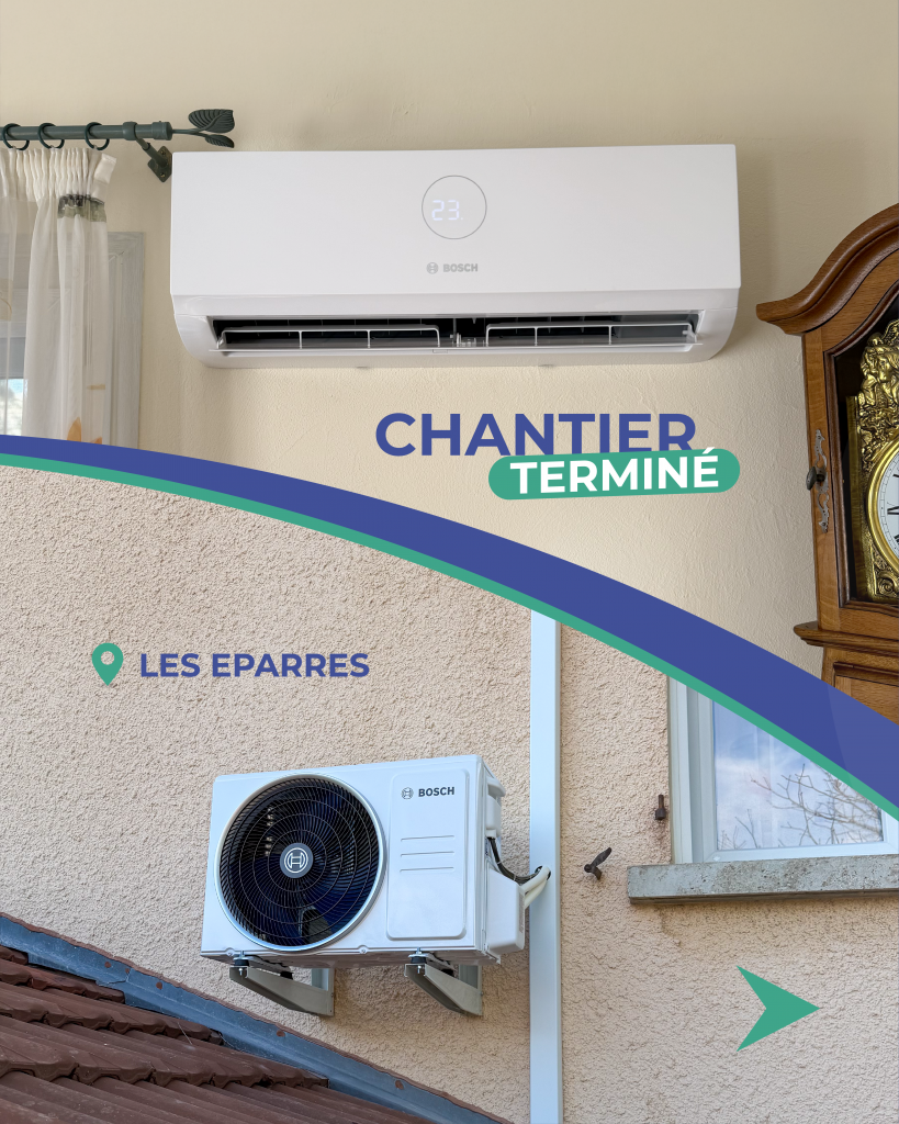 pompe à chaleur BOSCH aux Éparres 38300