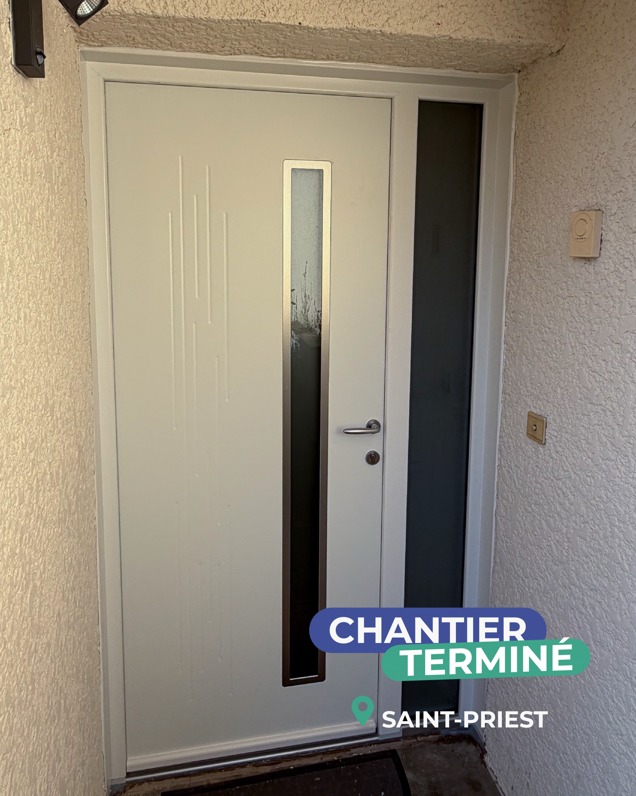 Porte d'entrée sur mesure