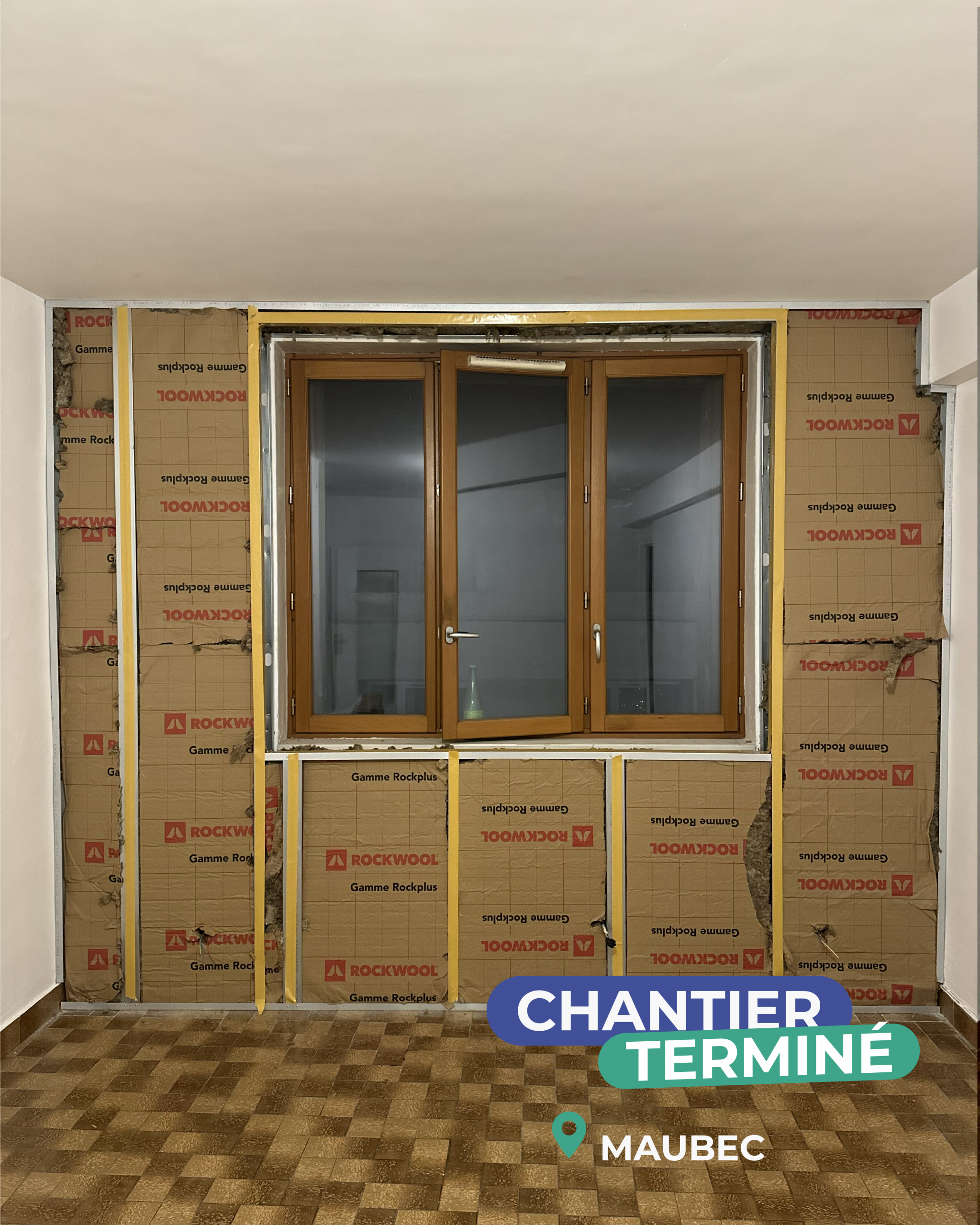 Isolation thermique par l'intérieur à Maubec